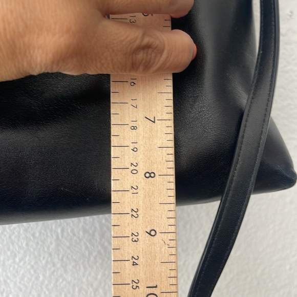 Coach 32291 Borough Bag Black Soft Nappa Leather 2/Way Shoulder Bag Silver - Picture 13 of 14